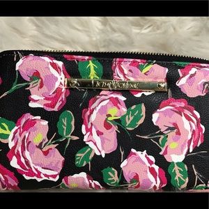 NWT Betsey Johnson Pink Floral Wallet
